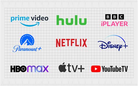 tv streaming services logos